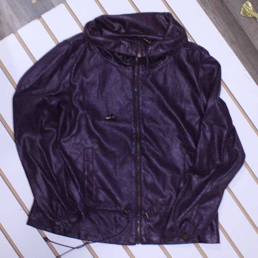 Purple Snack Skin Jacket by Ruby Red